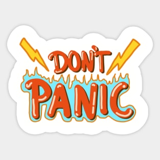 dont panic Sticker